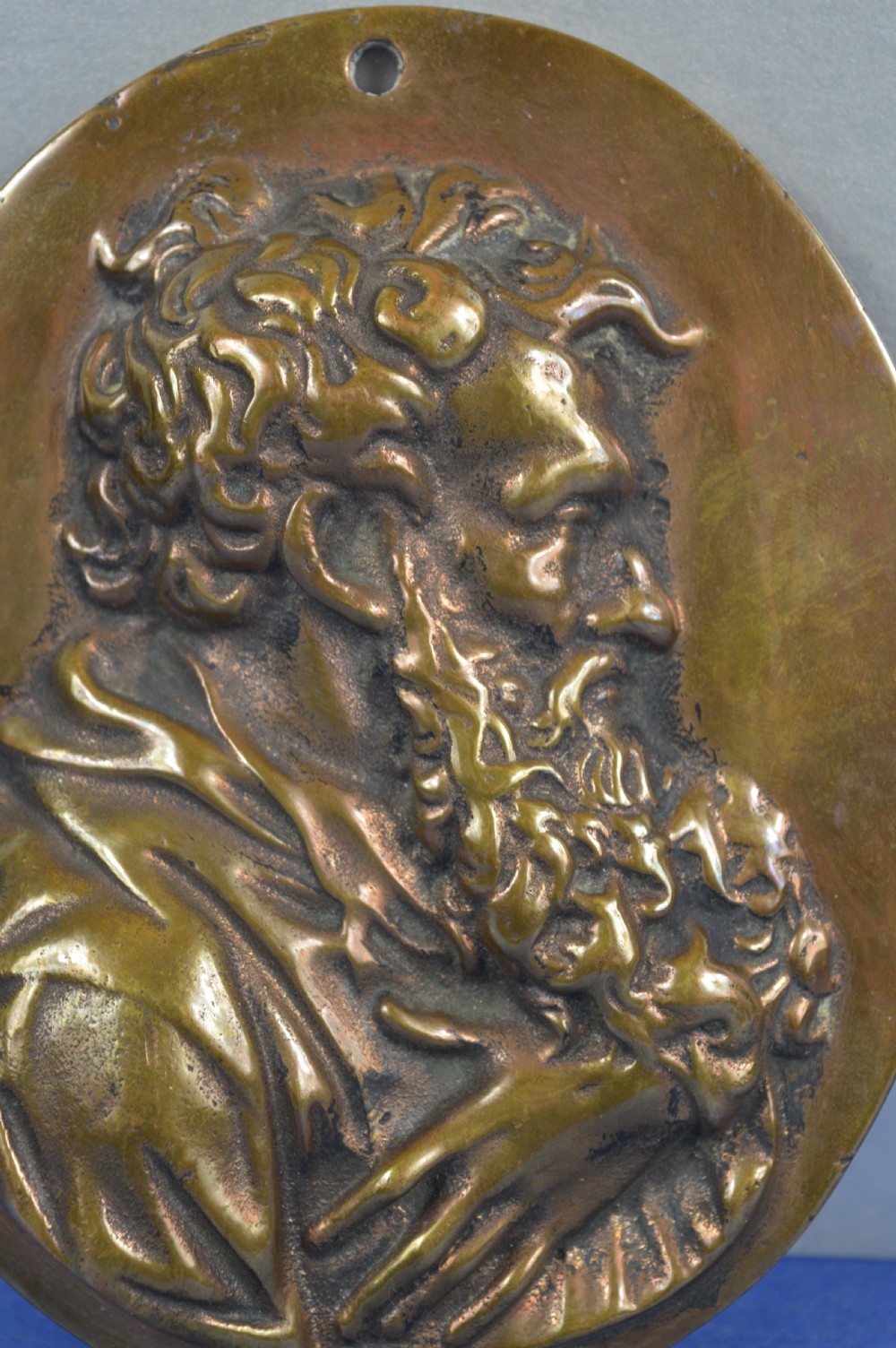 Bronze Plaque Michelangelo ,c1850 View II
