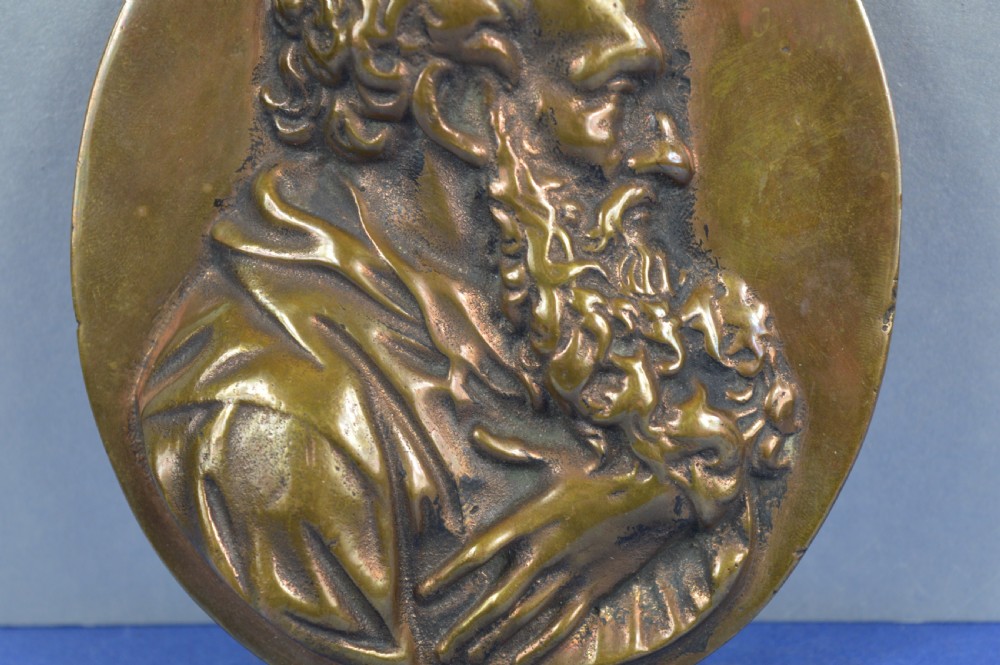 Bronze Plaque Michelangelo ,c1850 View IV