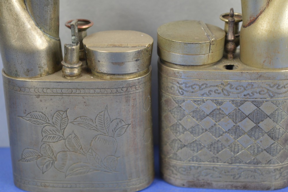 2 Chinese Metal Opium Pipes,c1890 View VI