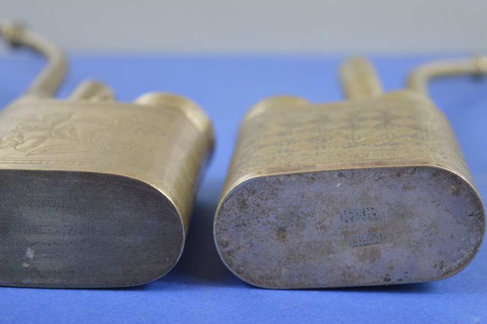 2 Chinese Metal Opium Pipes,c1890 View VII
