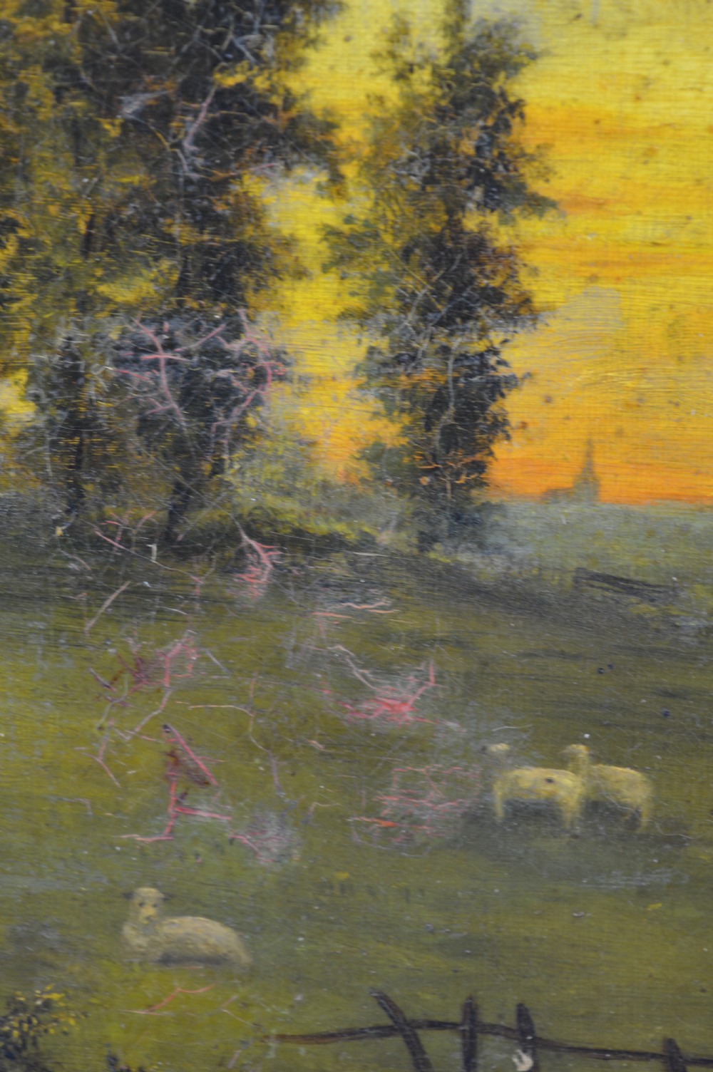 English School Oil on Canvas, Signed and Dated 1890 View II