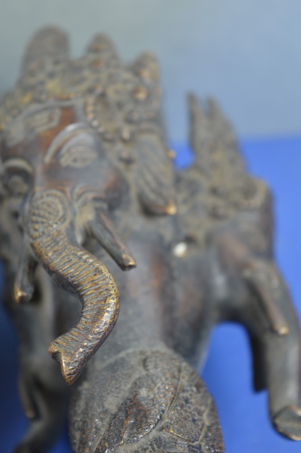 2 Tibetan Bronze Buddhist Ceremonial Knives / Kartika,c1890 View XII