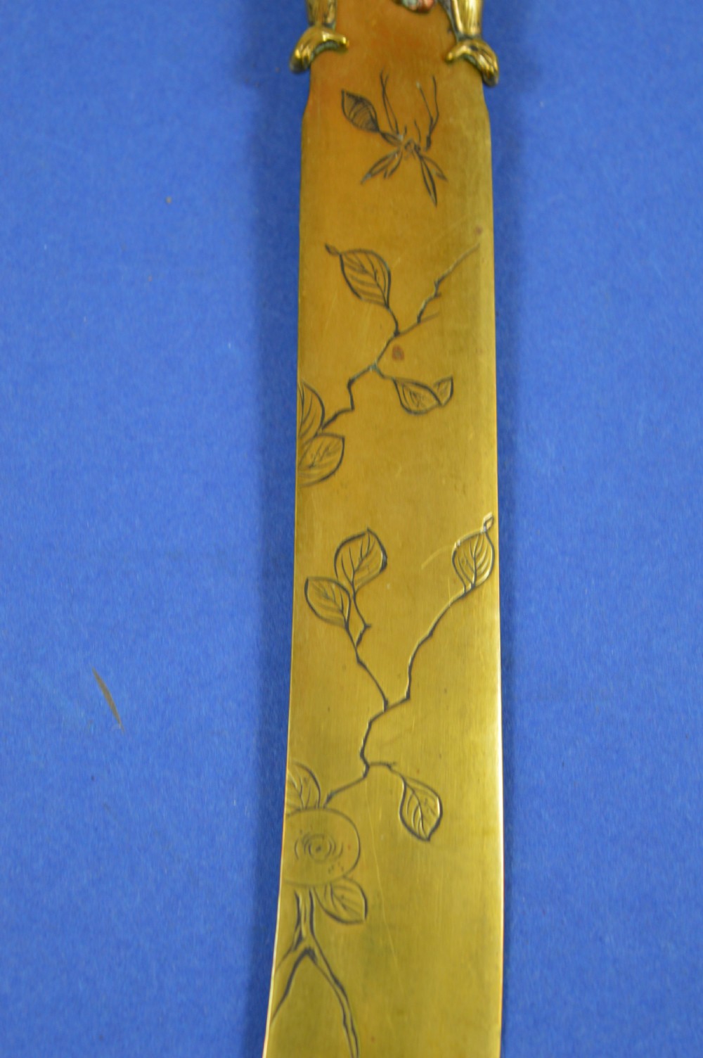 Japanese Mixed Metal letter Opener,c1880 View VIII
