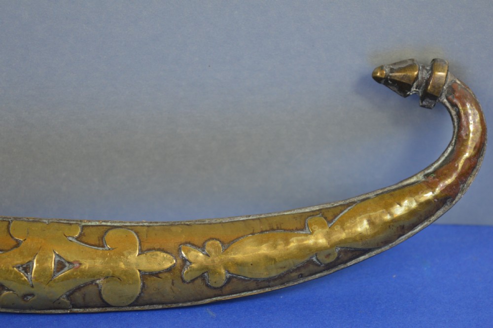 Mixed Metal Persian / Moroccan Khanjar Knife/Scabbard,c1880 View XII