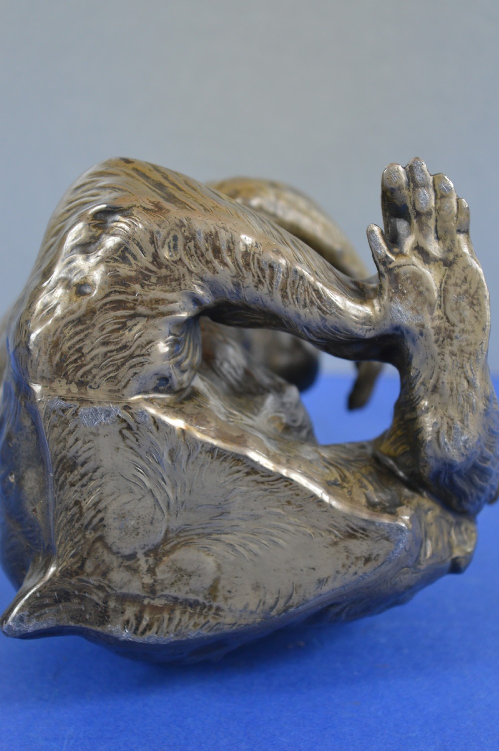 Large Japanese Bronze Monkey Statue Okimono,c1920 View IX