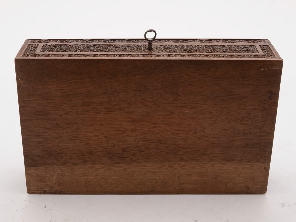 Superb Anglo-Indian Carved Jewellery Box, Circa 1900 View IV