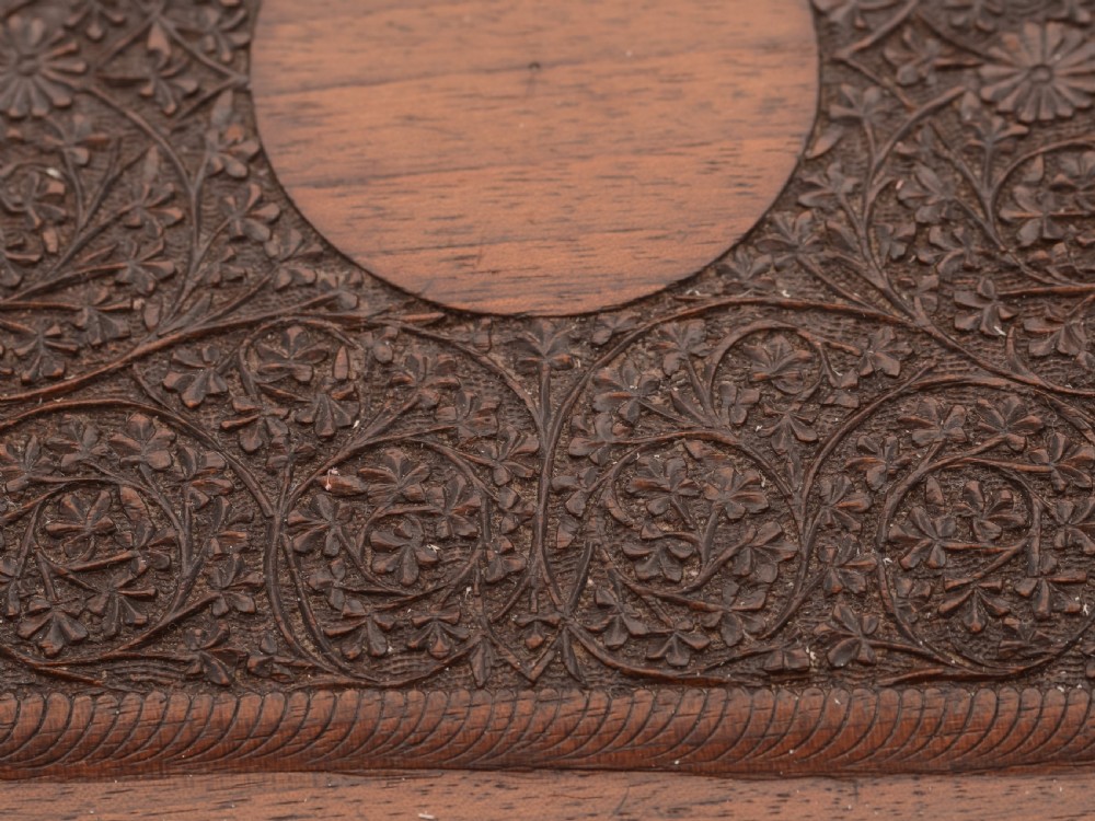 Superb Anglo-Indian Carved Jewellery Box, Circa 1900 View VI