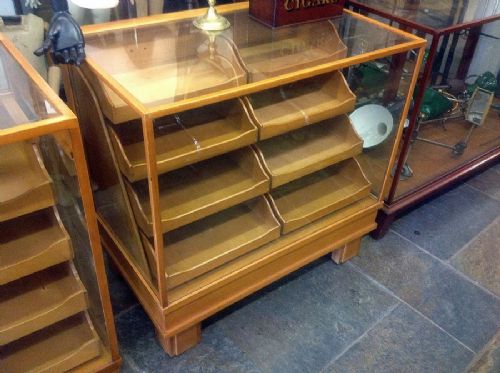 1930'S Oak Display Counter