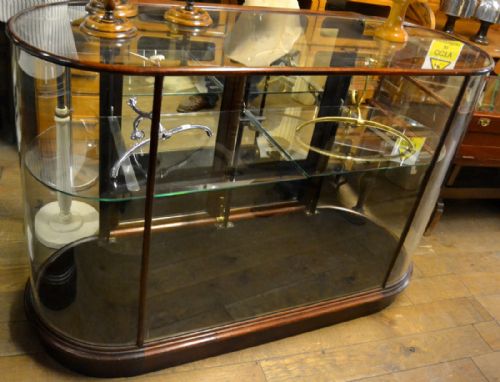 Top of the Range Victorian Bow Ended Jewelry Display Cabinet