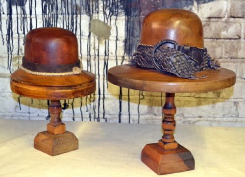 1920s French Walnuts Vintage Hat Moulds