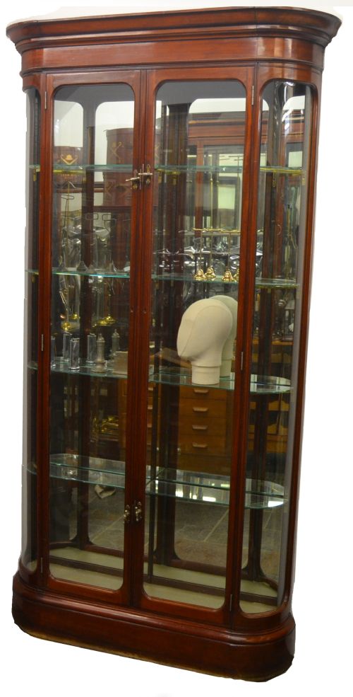 1910 Tall Mahogany Shop Cabinet