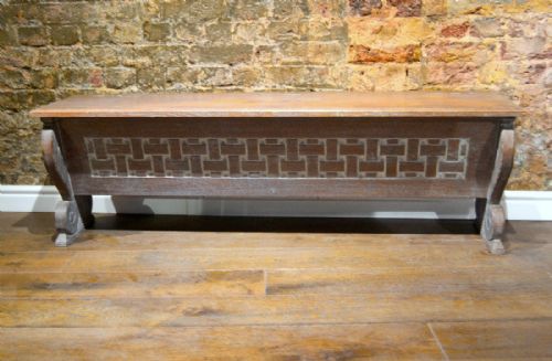 Long French 1930s Opening Bench