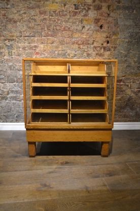 1920s Oak Drapers Haberdashery Counter