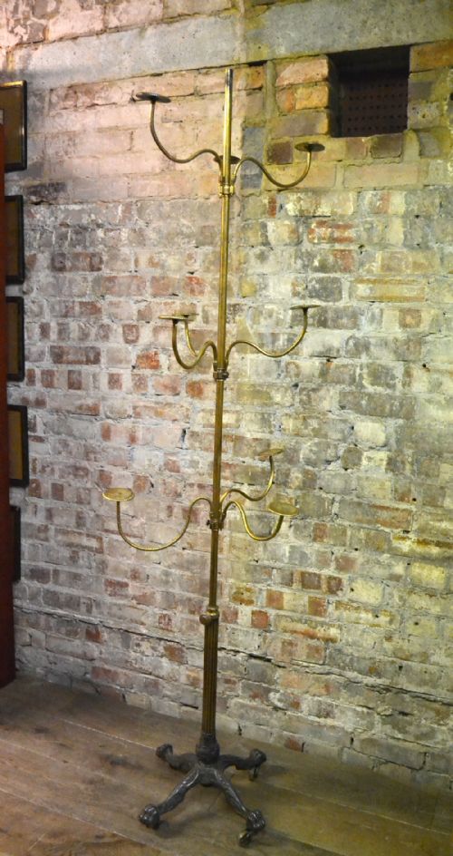 Bronze 1920s Shop Display Hat Stand