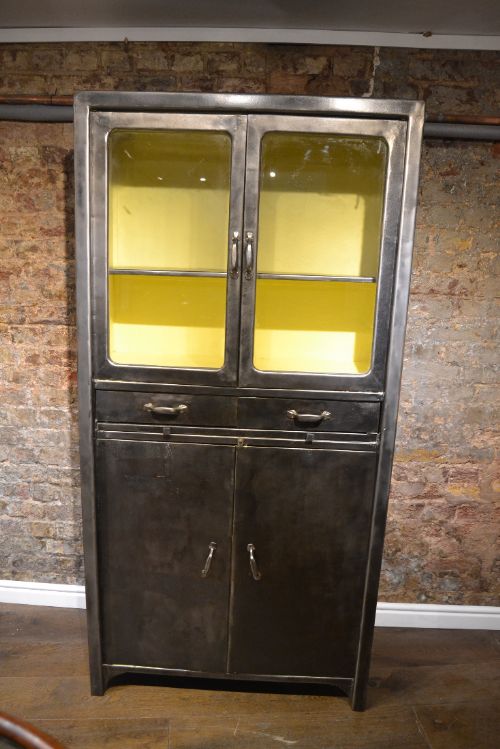 1920s Polished Medical Cabinet