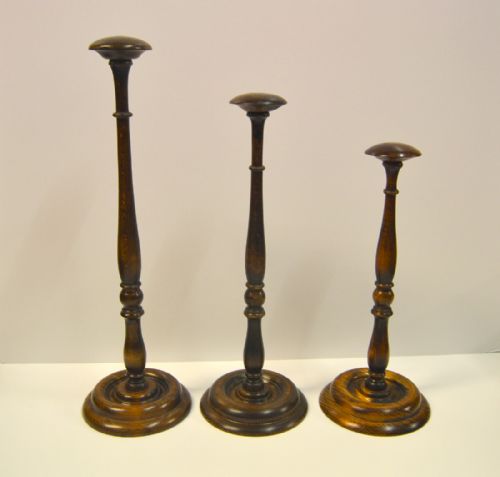 Wooden Pillar Hat Stands