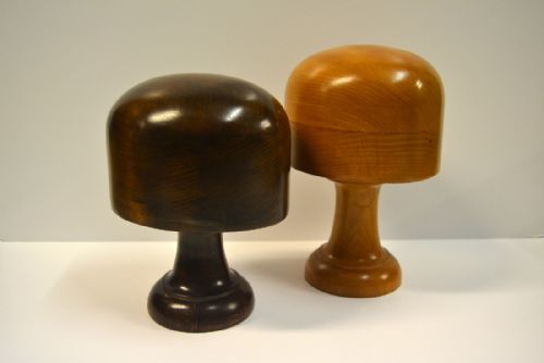 Vintage 1930s Wooden Hat Blocks