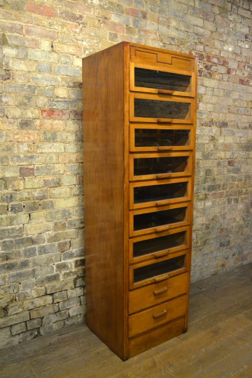 Vintage Single Stack Drapers Haberdashery Shirt Cabinet