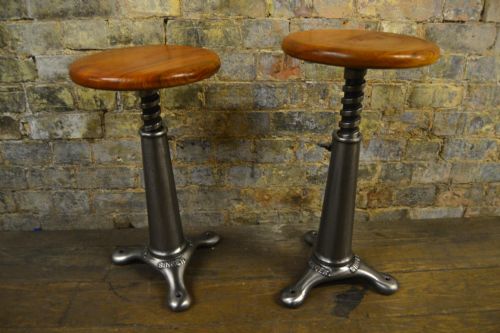 Pair of Singer Stools