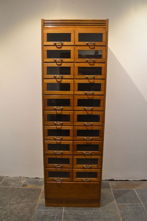 1930s Oak Haberdashery Cabinet
