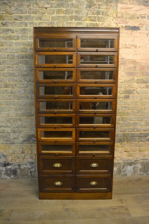 Haberdashery Drapers Wall Cabinet
