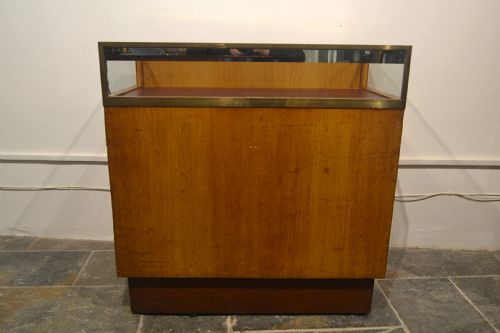1930s Bronze Framed Jeweller's Cabinet