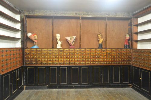 Antique Chemist Cabinets