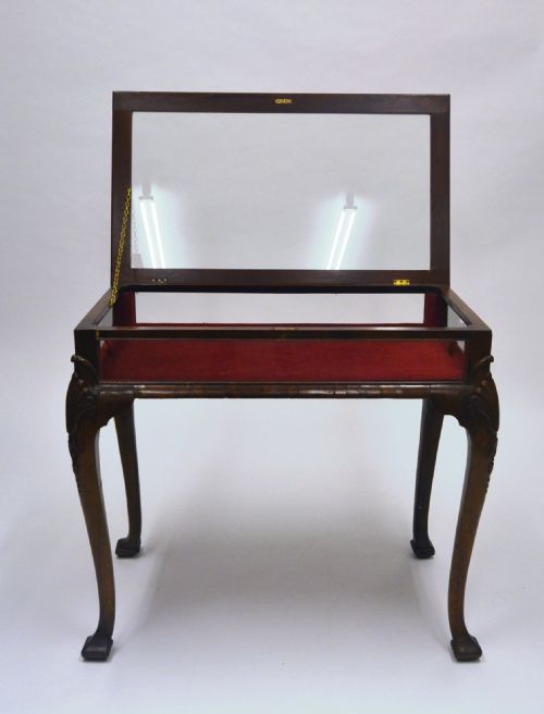 Walnut Display Cabinet