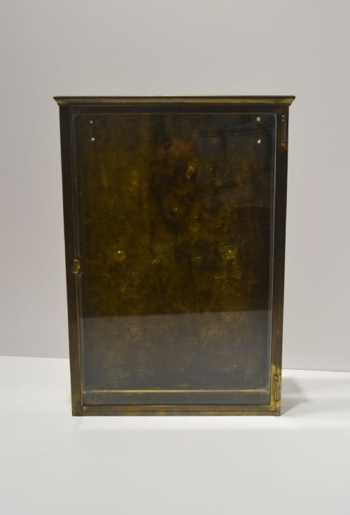Small Brass Wall Cabinet