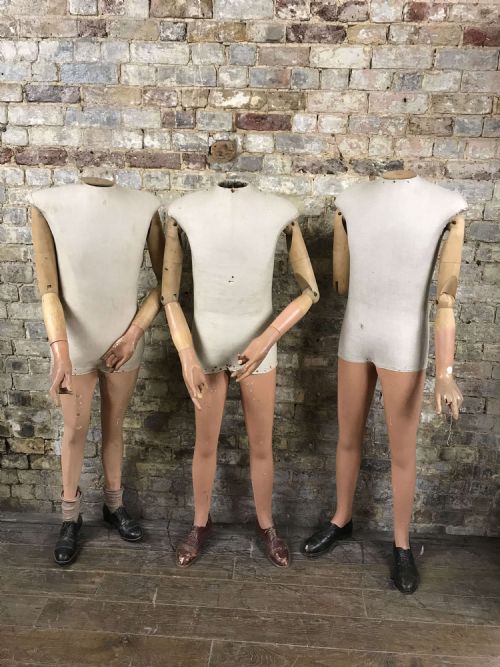 Set of Three Antique Shop Mannequins
