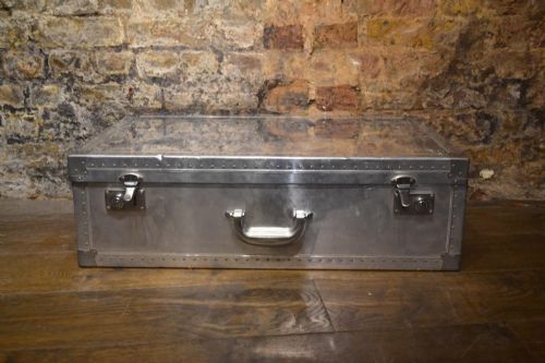 Polished Aluminium Dunhill Suitcase