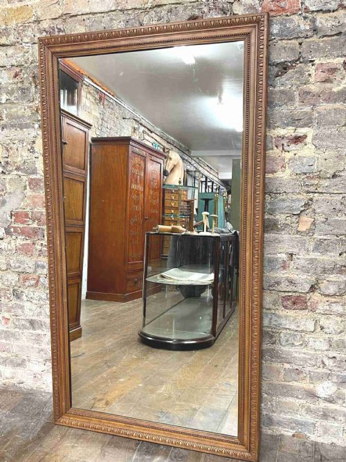 1920s Mahogany Framed Mirror