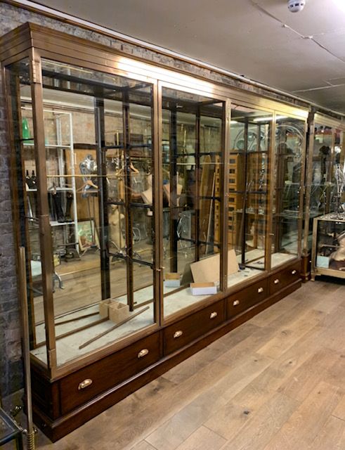 fig 1. Large Bronze V&A museum cabinet from Damian Hirst