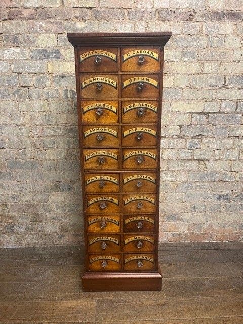 Antique Chemist Drawers