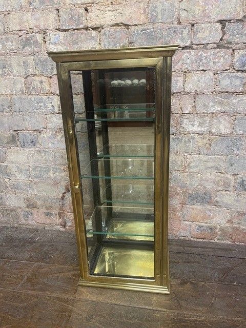 1920'S Gold Display Cabinet