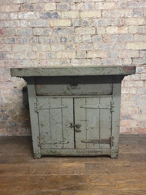 Antique 1920s Work Bench