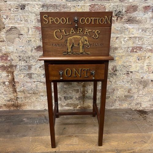 1930s Antique Clark Cotton Box