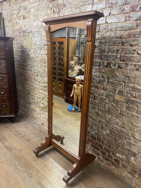 1920s Cheval Mirror