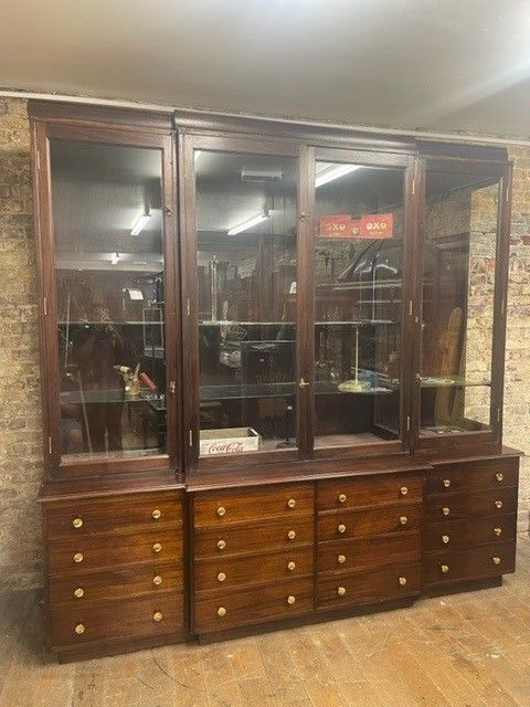 1930s Mahogany Display Cabinet