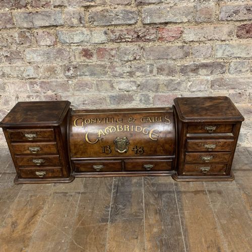 1920s Walnut Academic Stationery Box