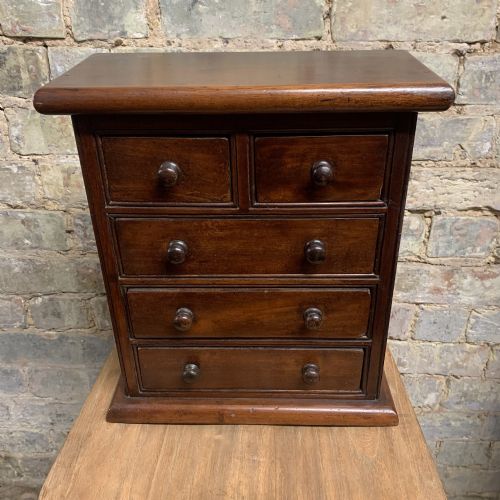 1920s Mahogany Jeweller's Chest