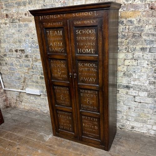 1920s Highgate School Sports Cupboard