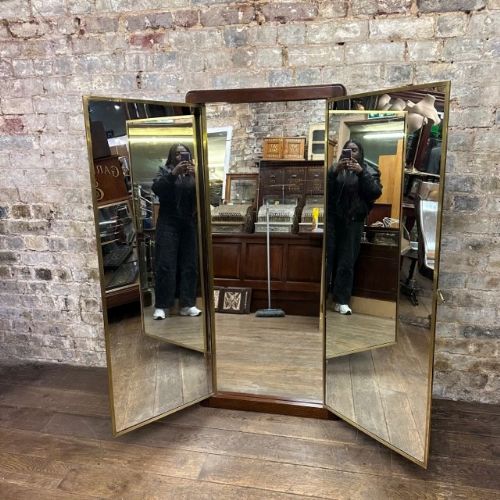 
1920s French Brot Mirror
