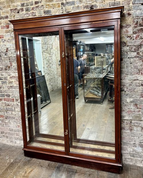 Victorian Mahogany Display Shop Cabinet