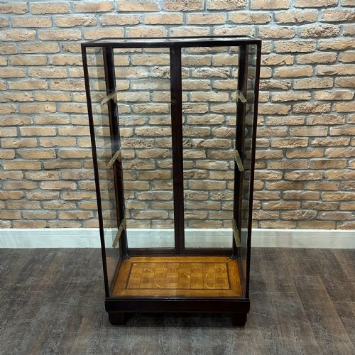 1920s Mahogany Shop Display Cabinet