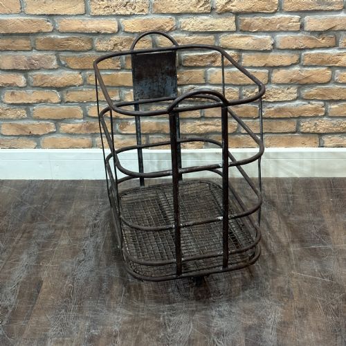 Vintage Industrial Metal Trolley

