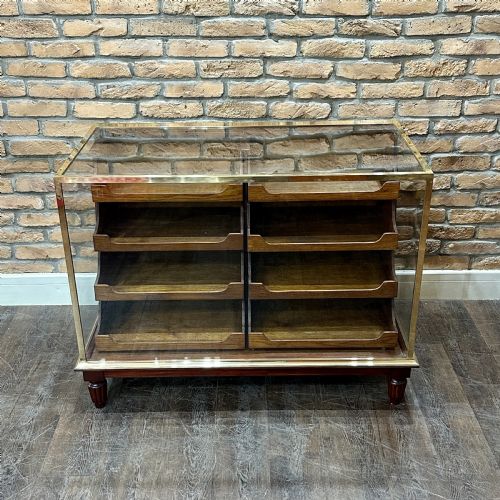 2 Across Brass Framed Haberdashery Counter (1)
