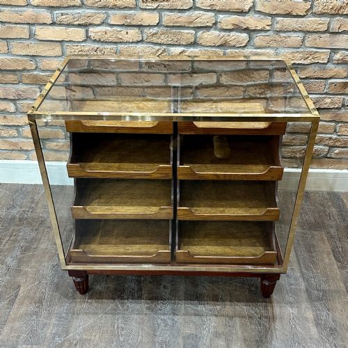 2 Across Brass Framed Haberdashery Counter (2)