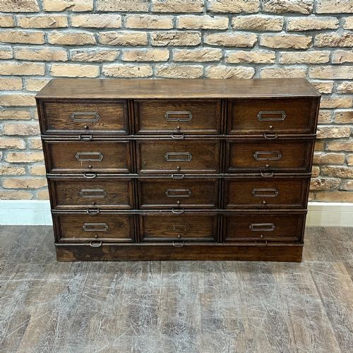1920s Oak Flip Cabinet
