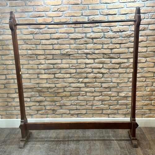 Late Victorian Pitch Pine Clothes Rail